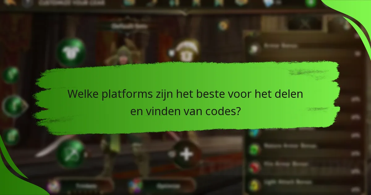 Welke platforms zijn het beste voor het delen en vinden van codes?